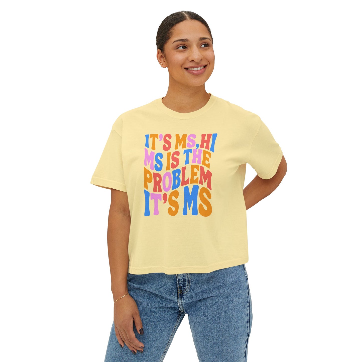 It’s MS Women’s Boxy Tee