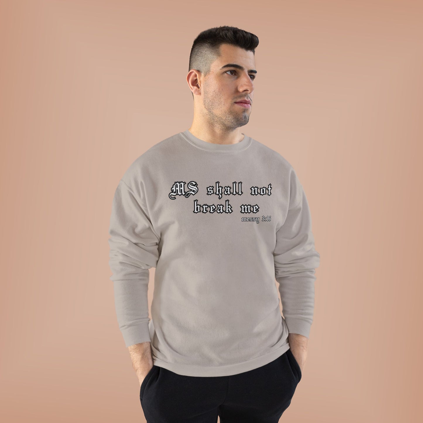 Messy Scripture EcoSmart® Crewneck