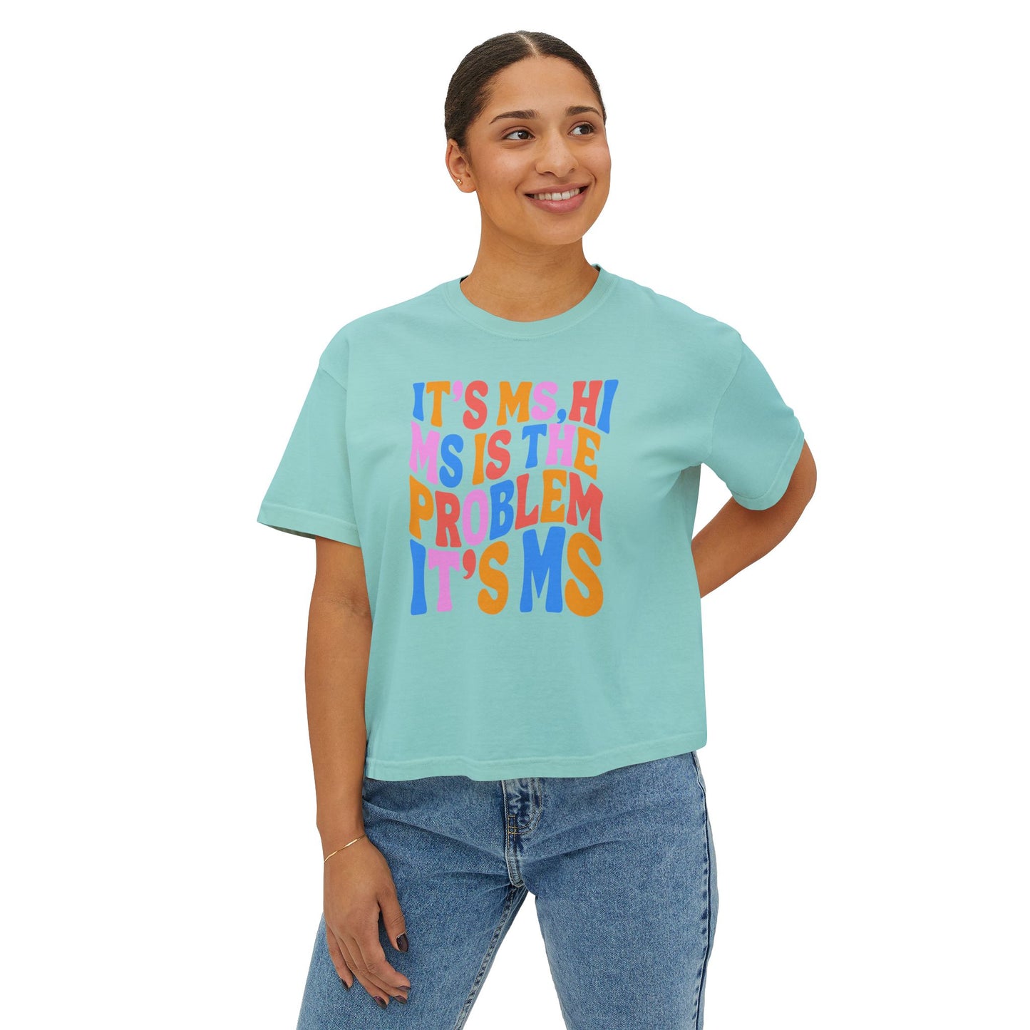 It’s MS Women’s Boxy Tee
