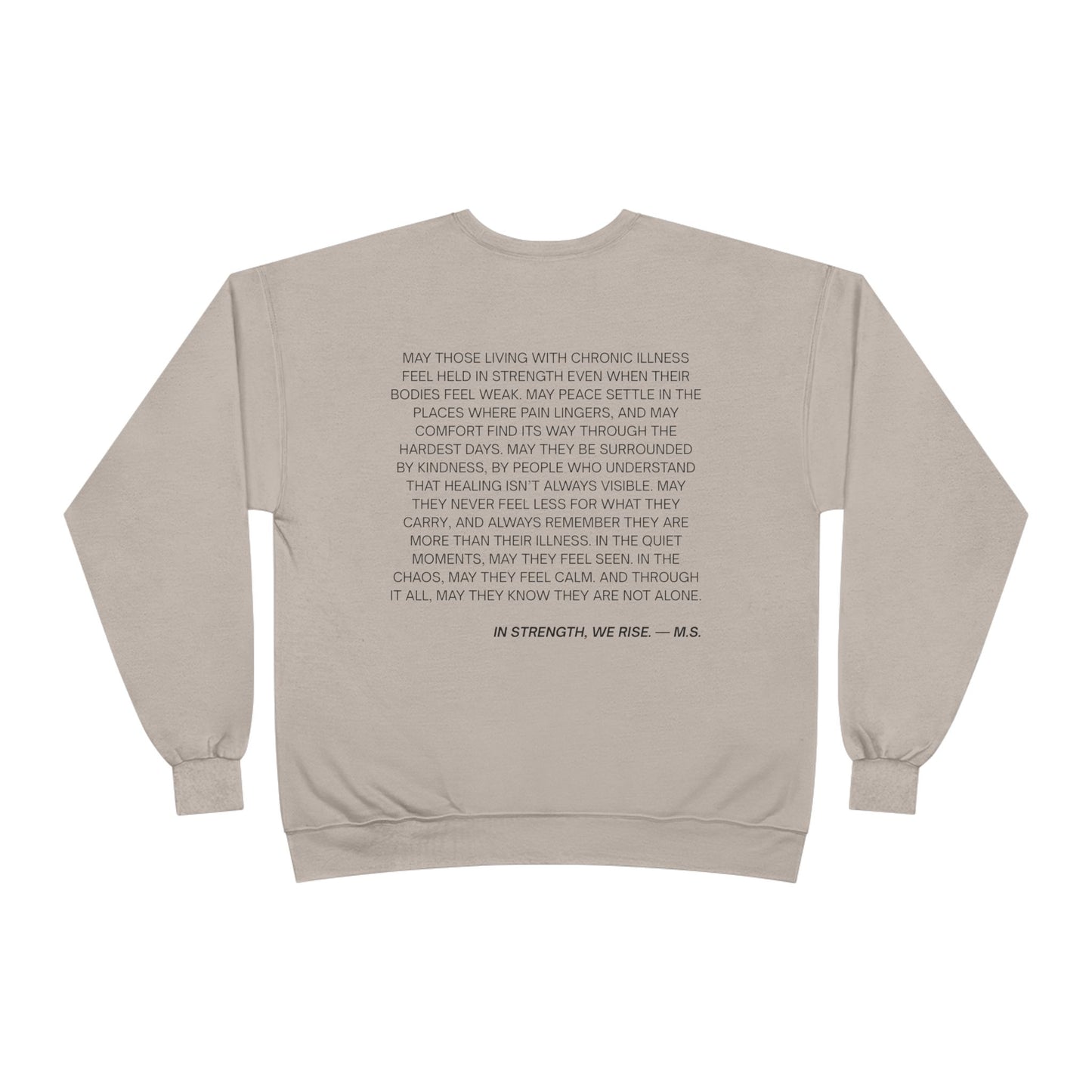A Prayer For The Chronically Ill EcoSmart® Crewneck