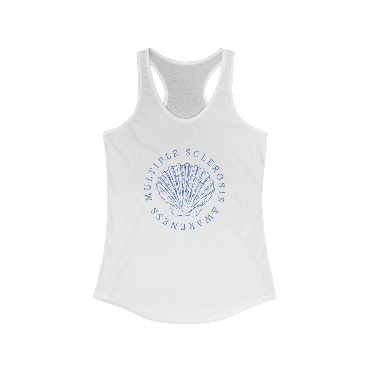 Women's Shell MS Awareness Racerback Tank