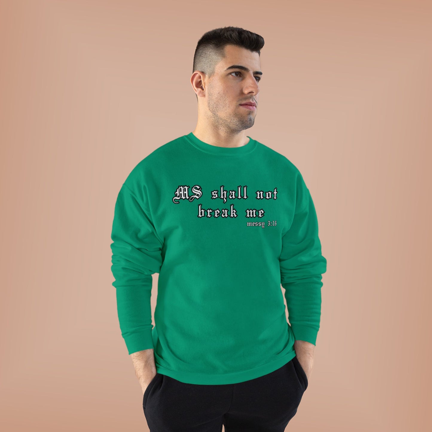 Messy Scripture EcoSmart® Crewneck
