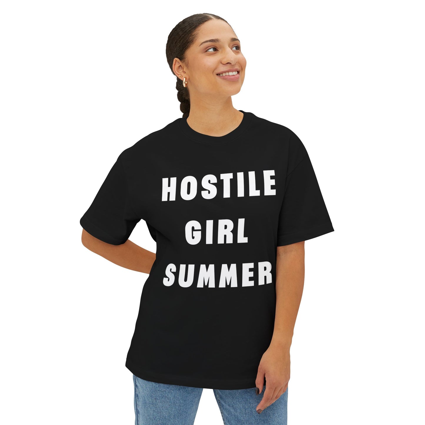 Hostile Girl Oversized Tee