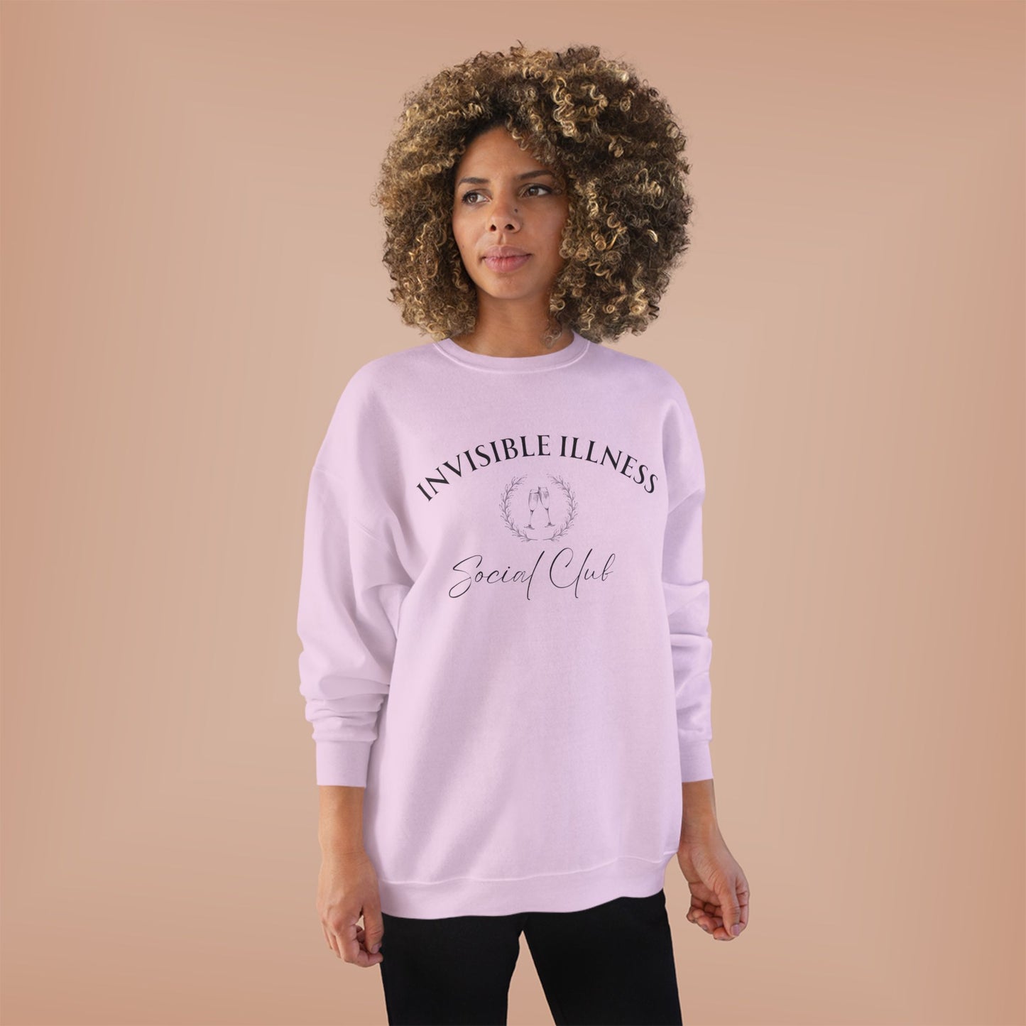 Invisible Illness Social Club EcoSmart® Crewneck