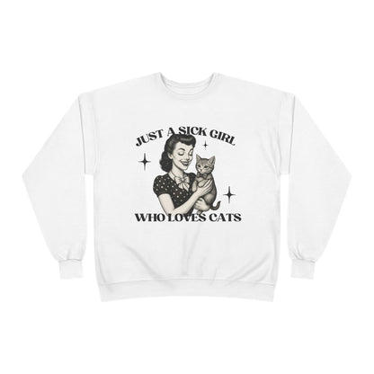 Sick Girls Love Cats EcoSmart® Crewneck