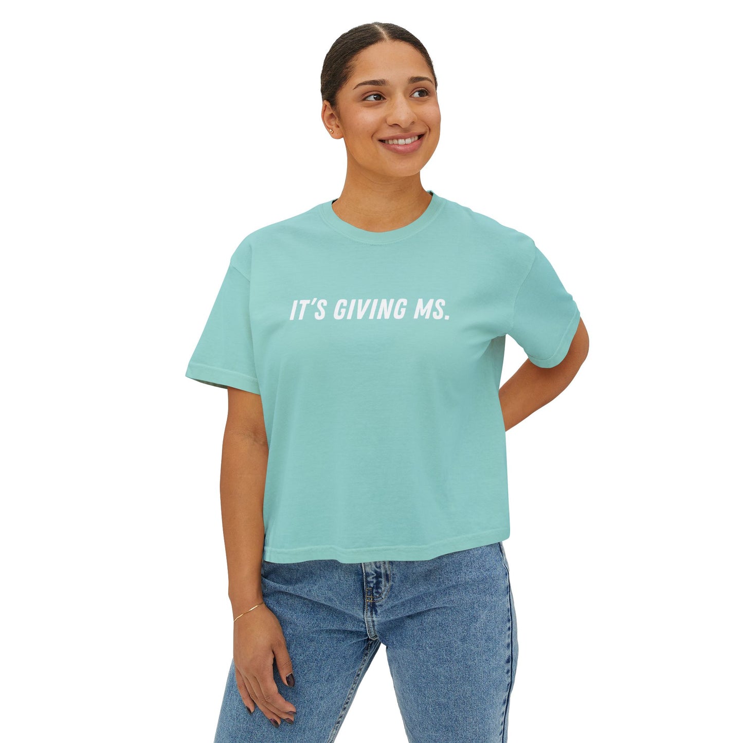 It’s Giving MS Women’s Boxy Tee