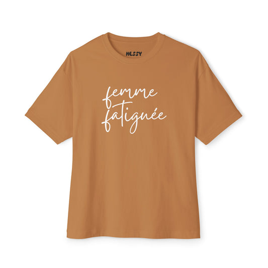 “Tired Woman” Oversized Tee