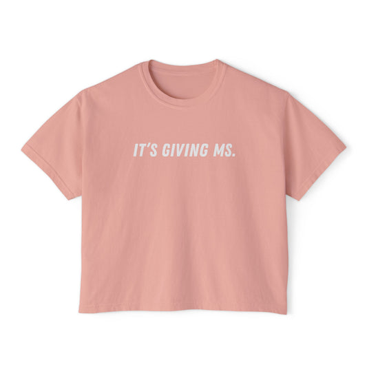 It’s Giving MS Women’s Boxy Tee