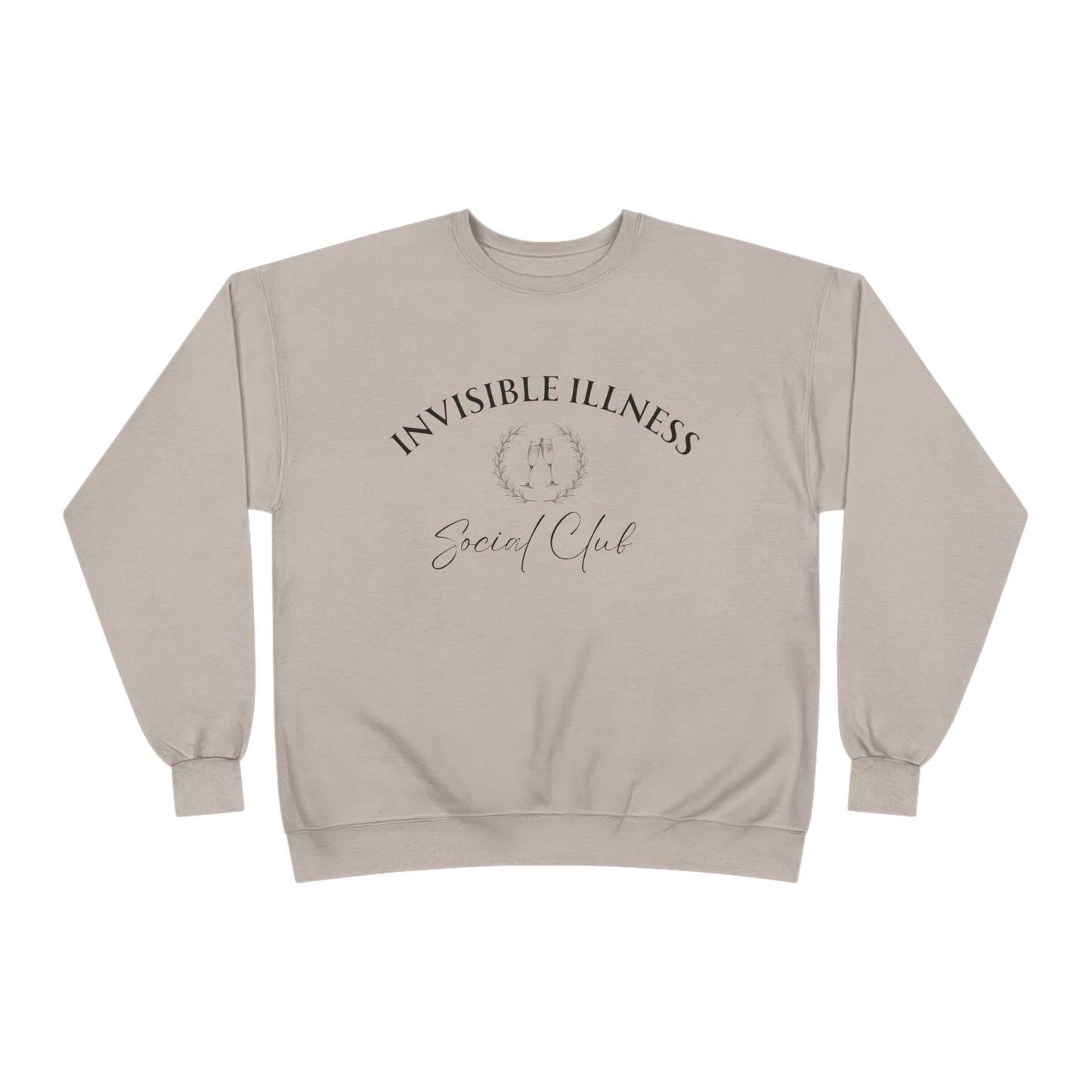 Invisible Illness Social Club EcoSmart® Crewneck