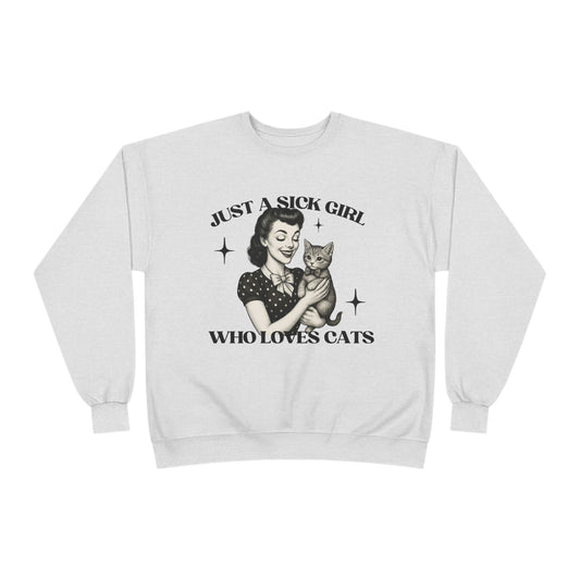 Sick Girls Love Cats EcoSmart® Crewneck