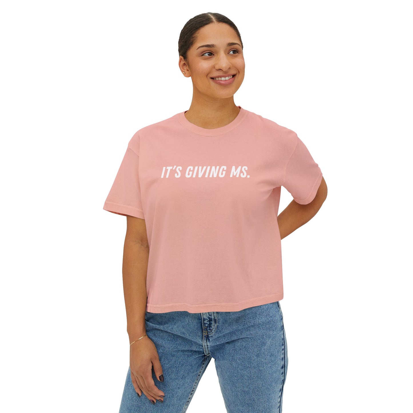 It’s Giving MS Women’s Boxy Tee