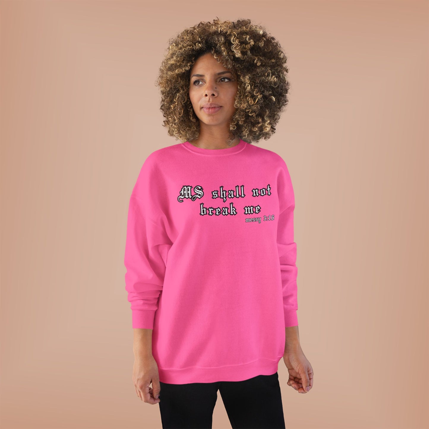 Messy Scripture EcoSmart® Crewneck
