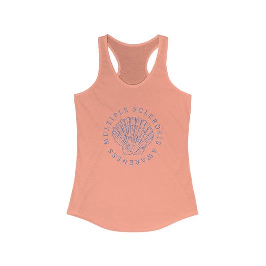 Women's Shell MS Awareness Racerback Tank
