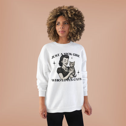 Sick Girls Love Cats EcoSmart® Crewneck