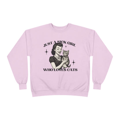 Sick Girls Love Cats EcoSmart® Crewneck