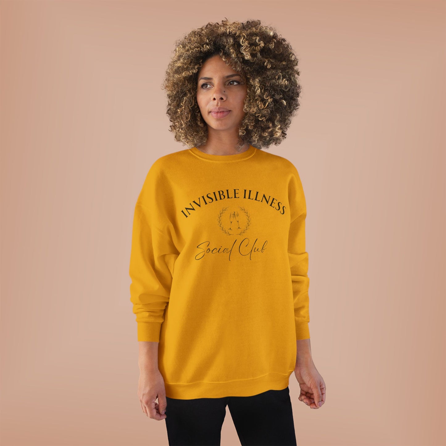 Invisible Illness Social Club EcoSmart® Crewneck